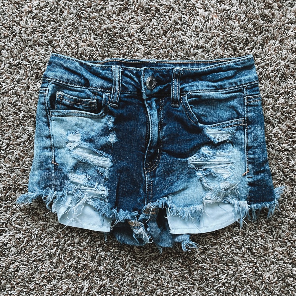 American eagle stretch shorty shorts